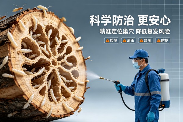白蚁防治站 白蚁诱杀技术 精准查找蚁巢灭治